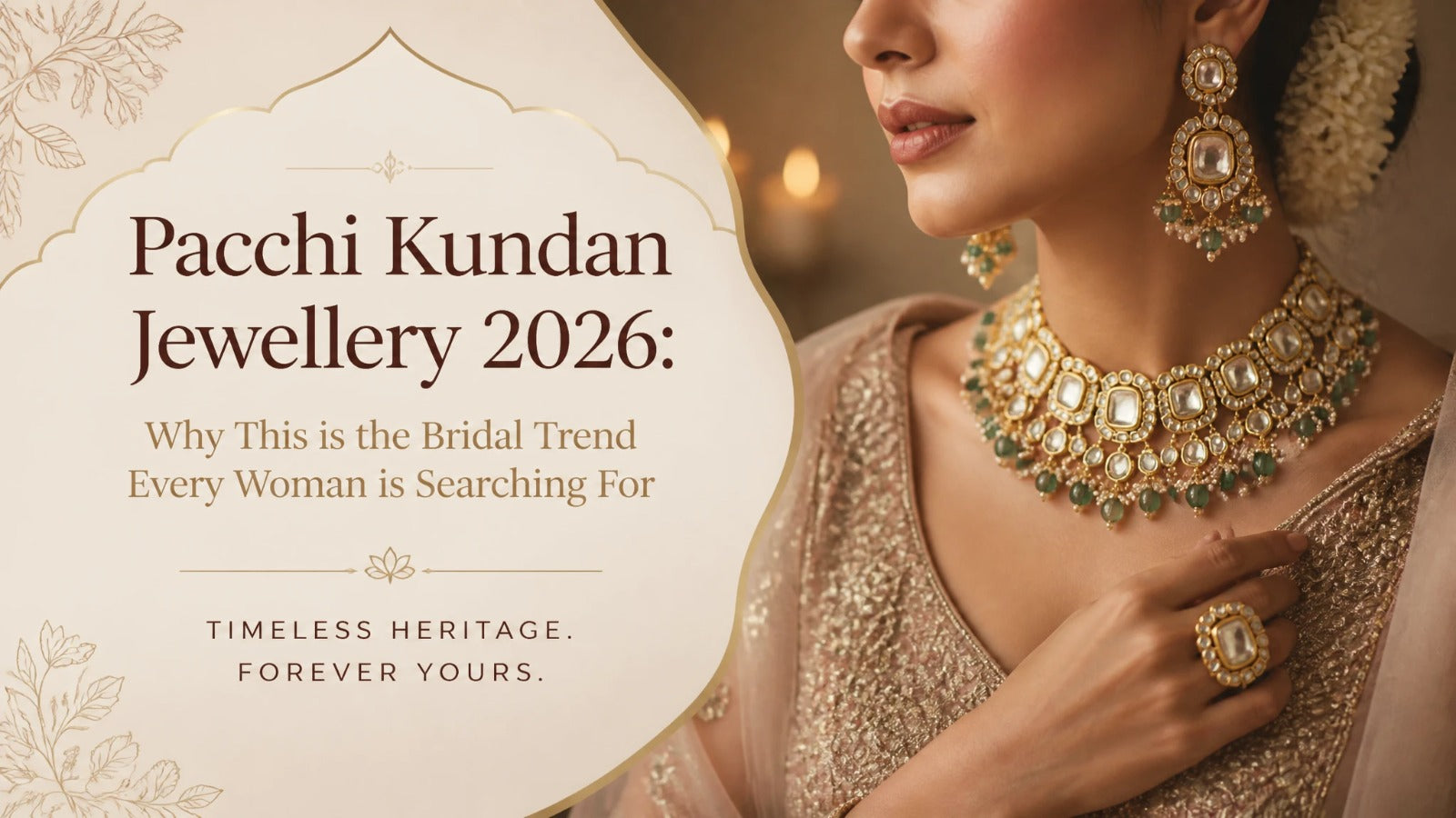Pacchi Kundan Jewellery 2026: Why This is the Bridal Trend Every Woman is Searching For