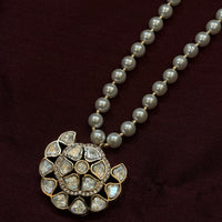 Royal Pearl Mossanite Kundan Set