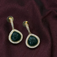 Queen Pearl Emerald  Polki Necklace Set