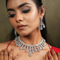 Radiant Luxe American Diamond Necklace Set