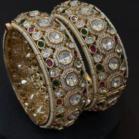Royal Polki Kundan Bridal Bangles