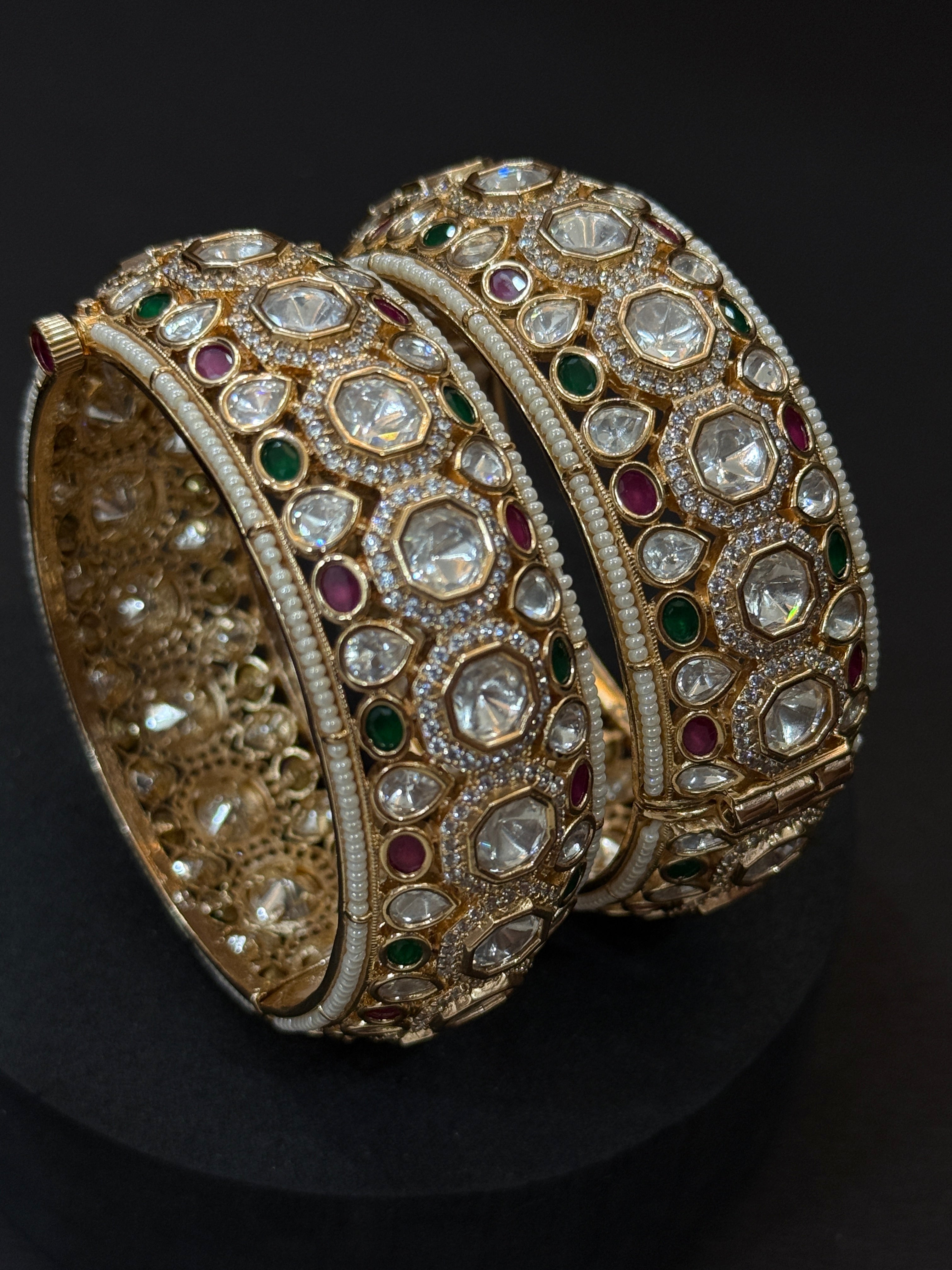 Royal Polki Kundan Bridal Bangles