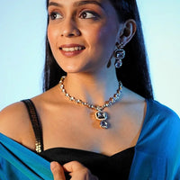 Mystic Mossanite Kundan-Mivanaa