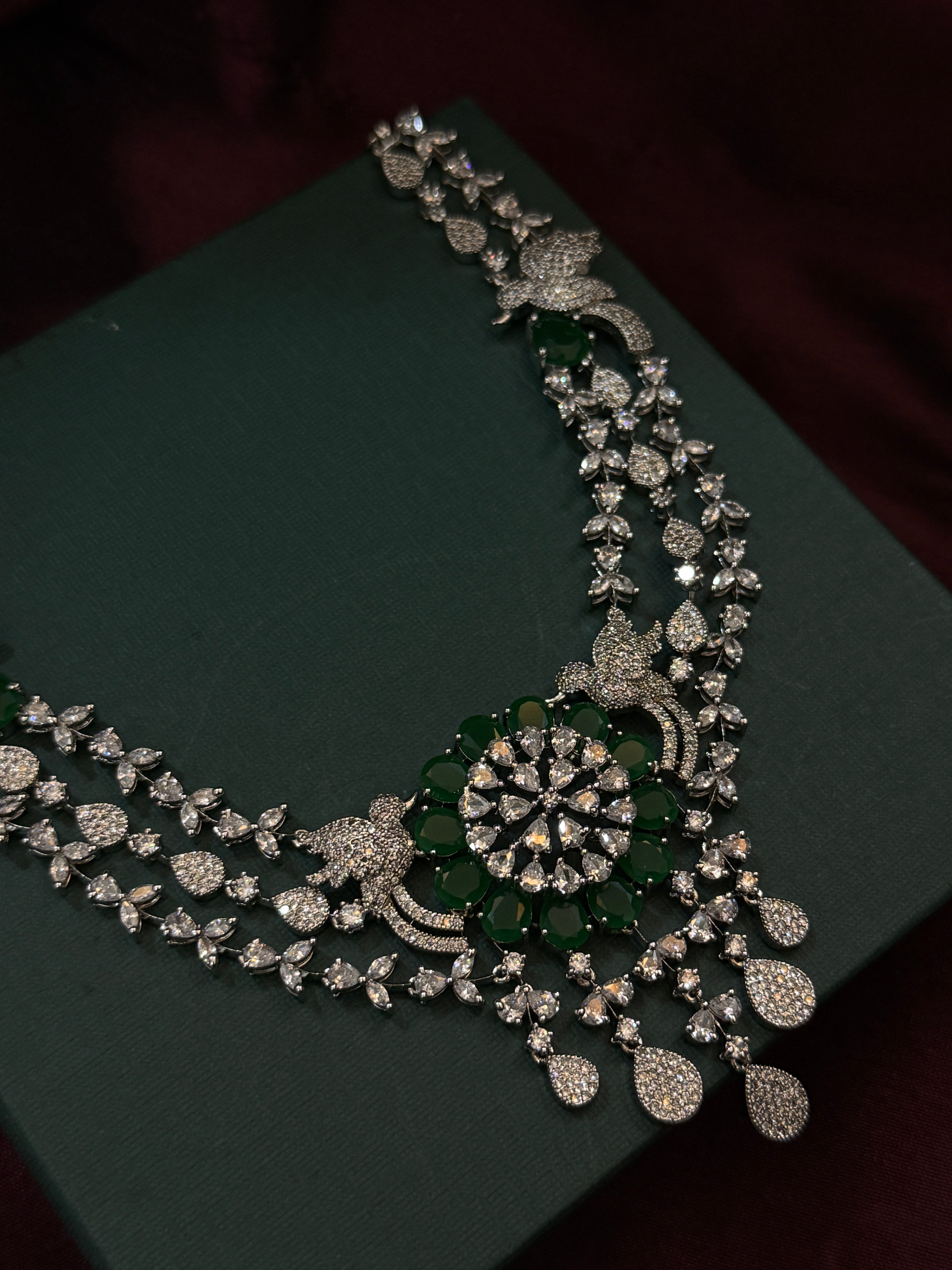 Emerald Elegance American Diamond