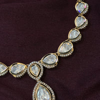 Luxury Indian Polki Kundan Jewelry Set