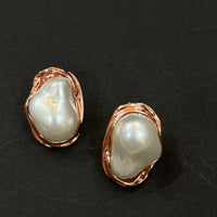 Antique Artisan Baroque Pearl Necklace