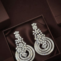 Luxury Zirconia Stone Designer Earrings