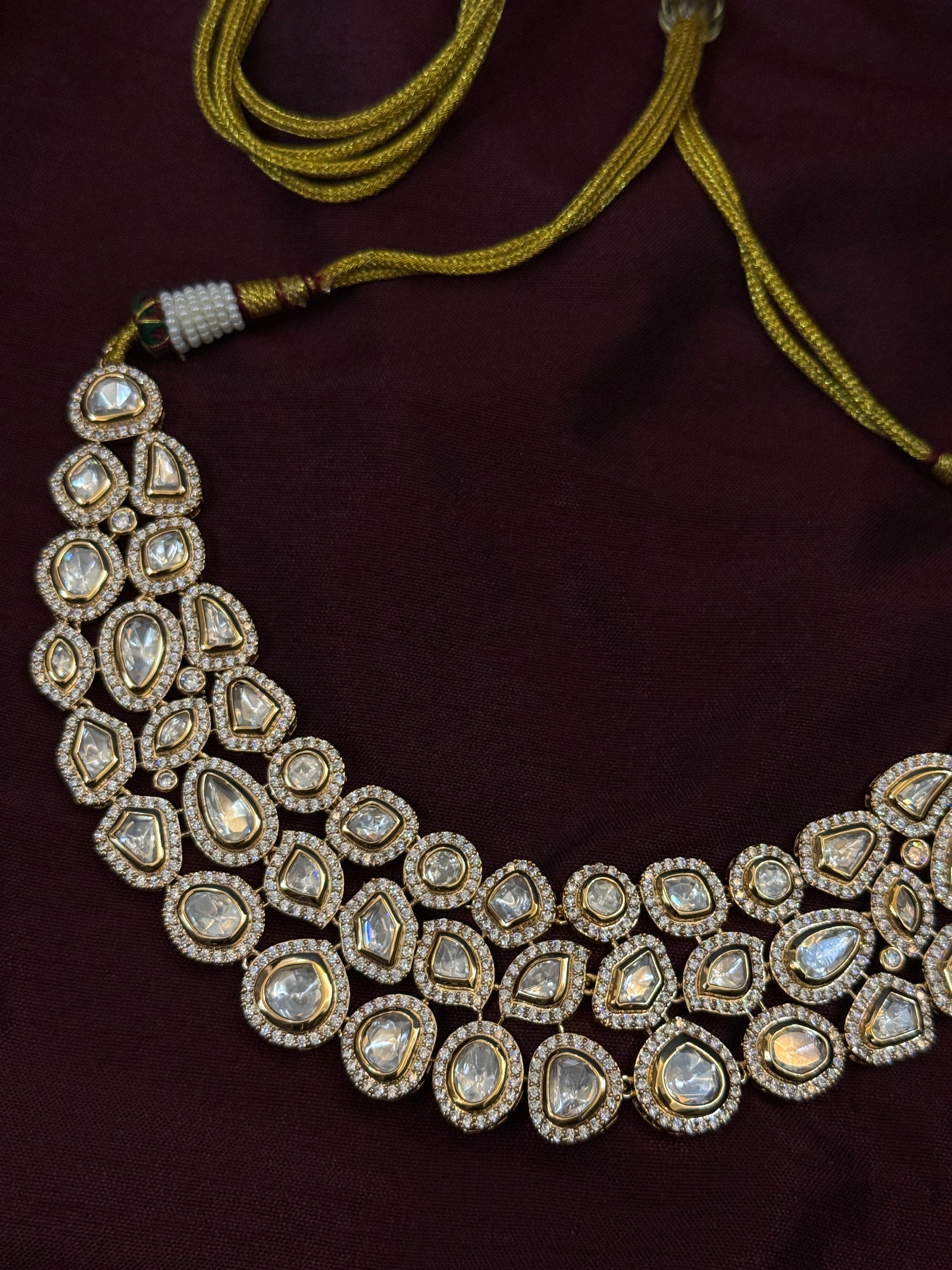 Radiant Queen Real Polki Kundan