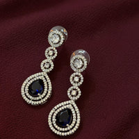 Premium Blue Stone Designer Necklace Set