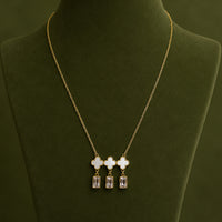 Trio Blossom Pendant- Lightweight Office Wear Jewellery