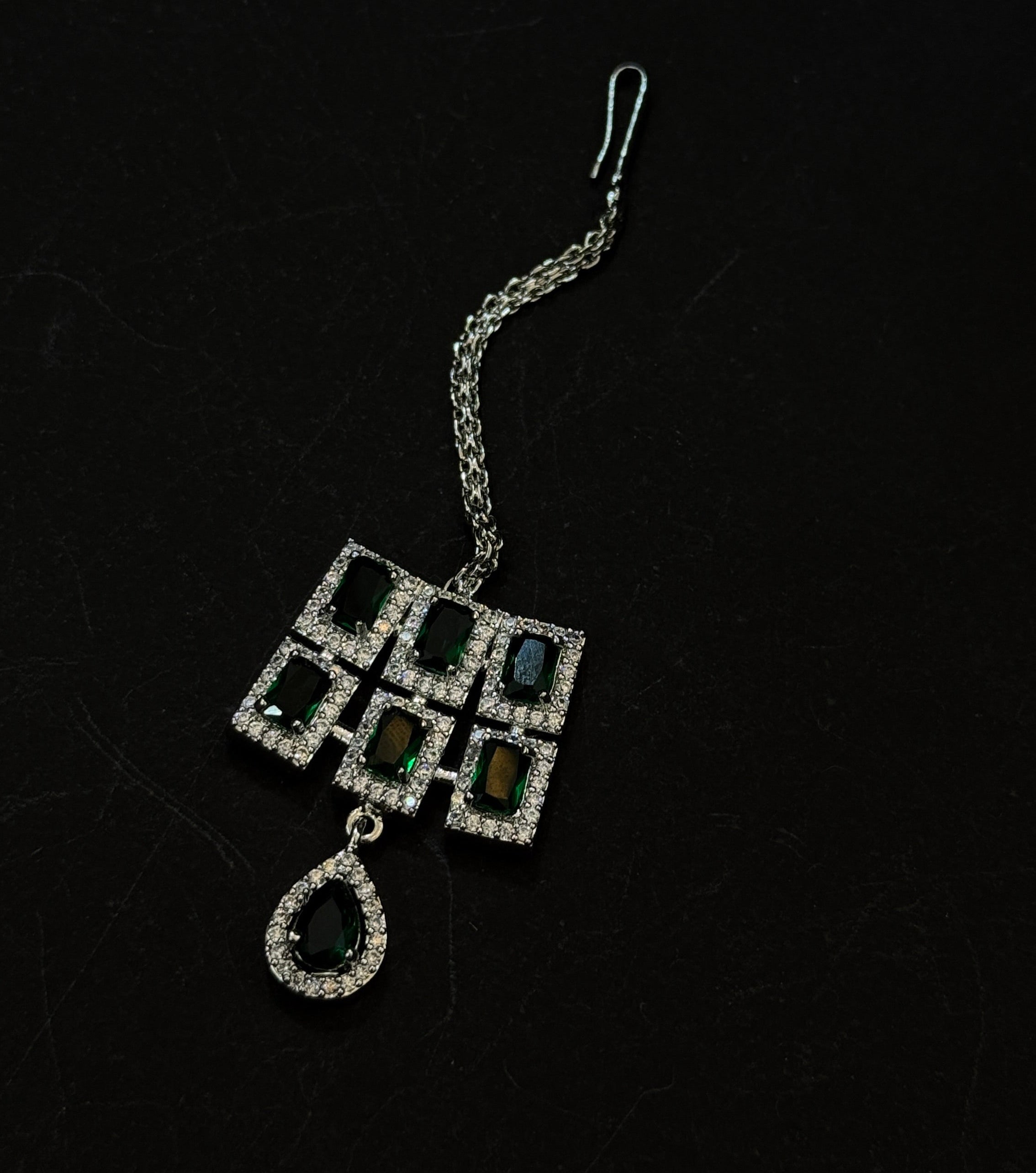 Mivanaa Emerald Empress Bridal Set