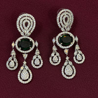 Ruby Radiance American Diamond Necklace Set
