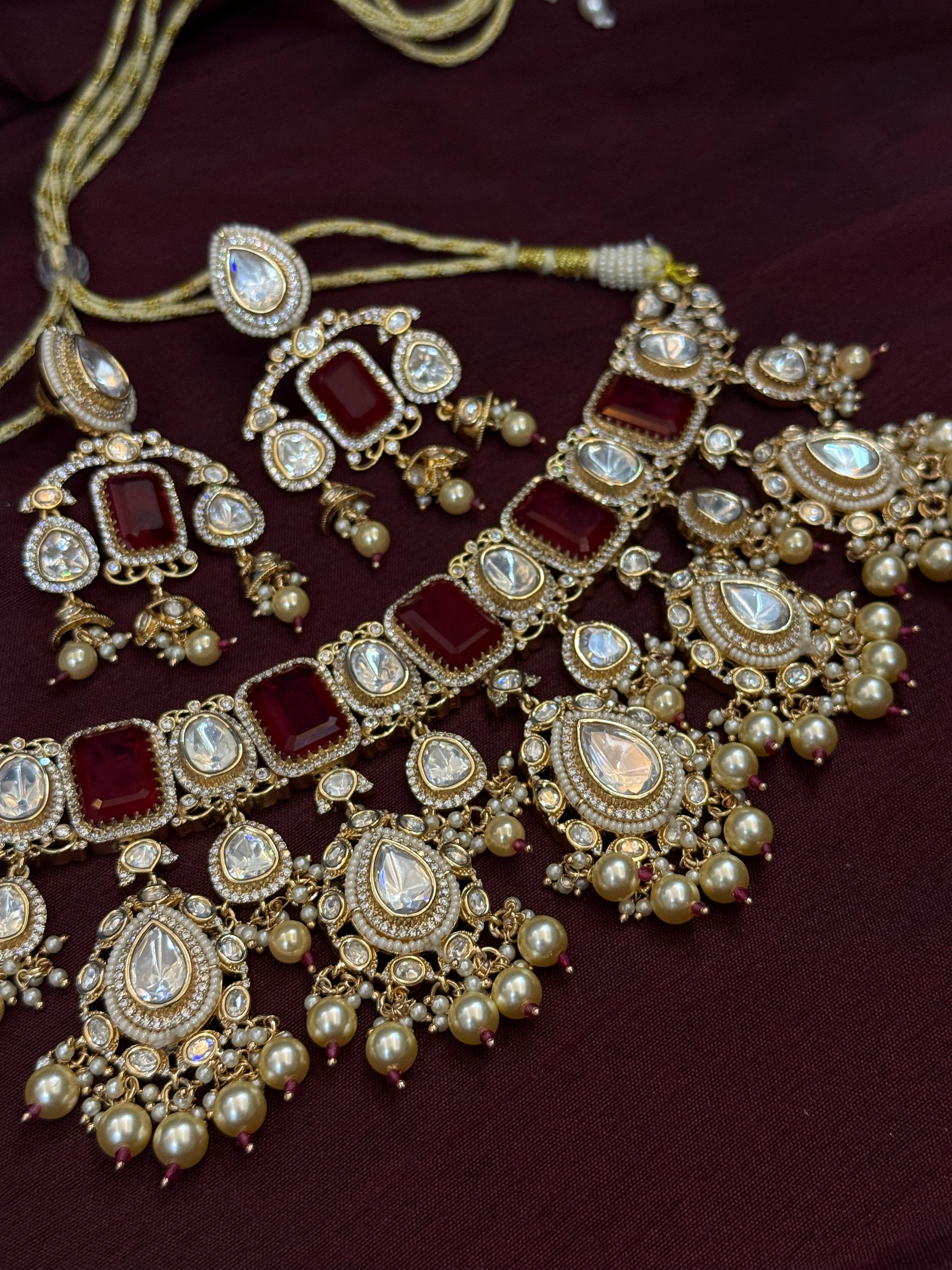Regal Heritage Polki Kundan Bridal Set