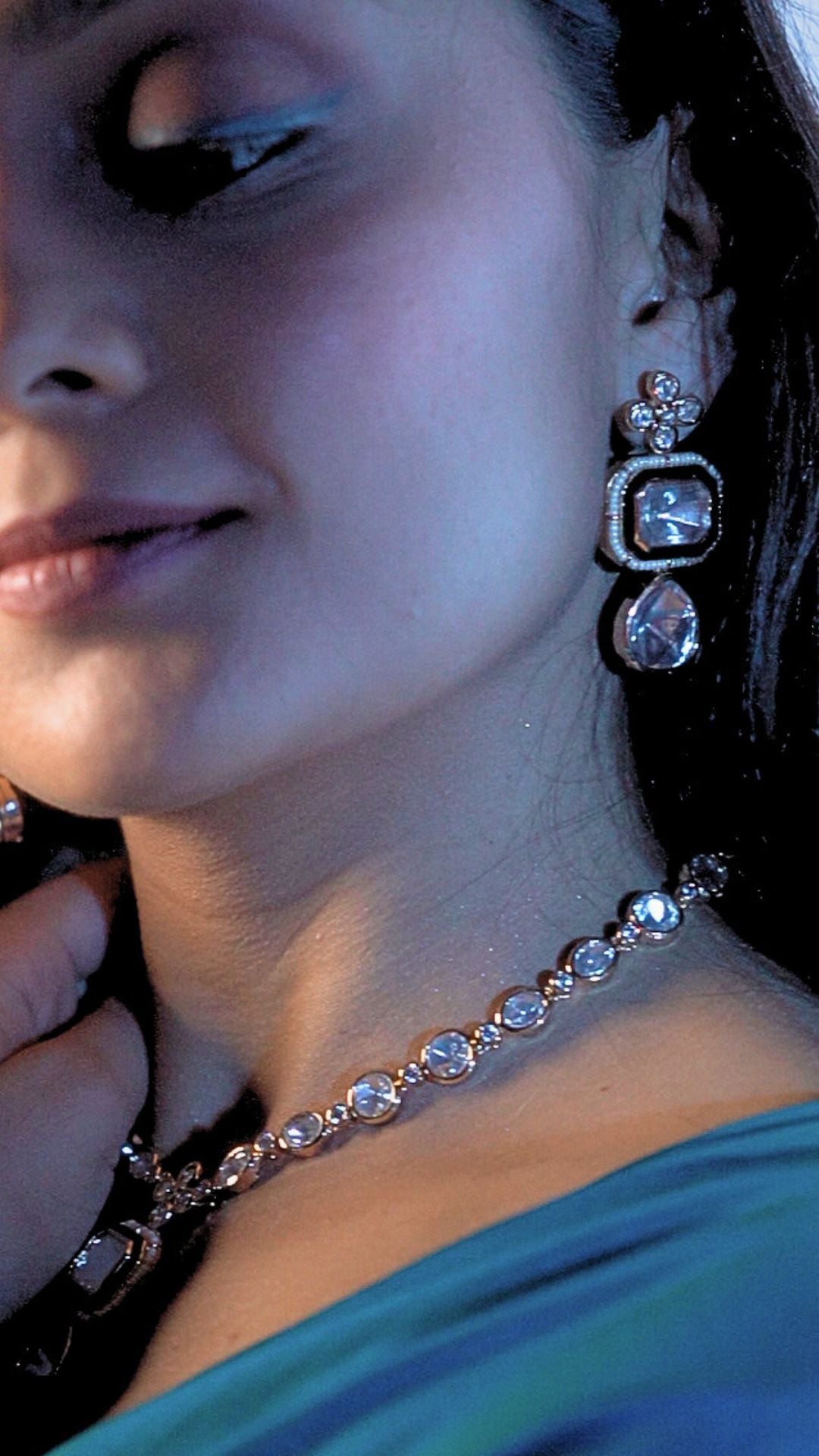 Mystic Mossanite Kundan-Mivanaa