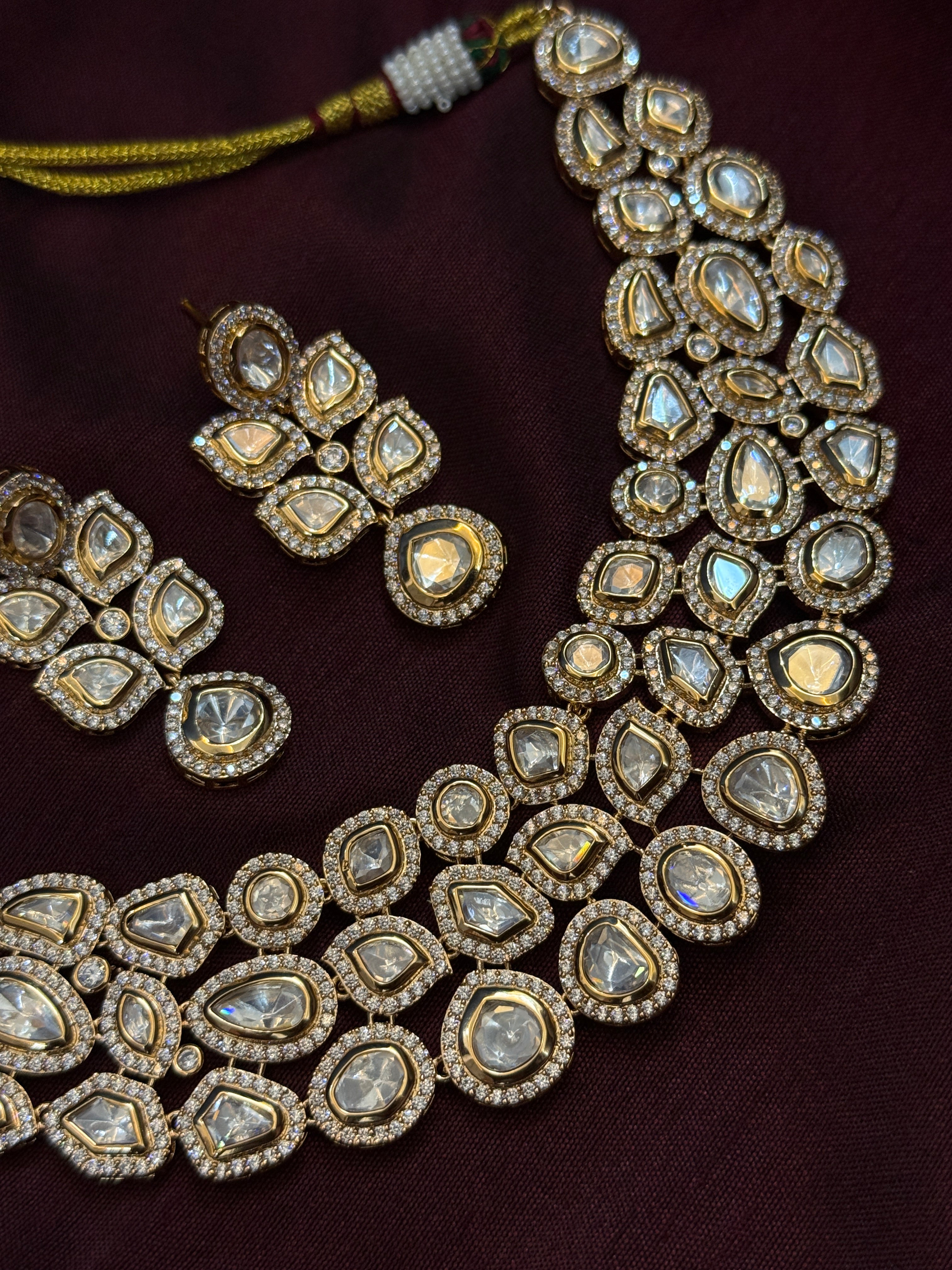 Radiant Queen Real Polki Kundan