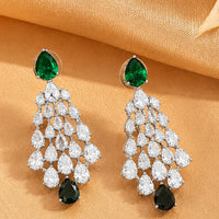 Emerald Green Crystal  Necklace Set