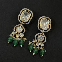 Emerald Empress Real Polki Kundan Choker