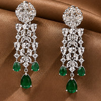 Emerald Eclat Gems- CZ stone Partywear Set