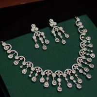 CZ Waterfall Elegance Necklace Set