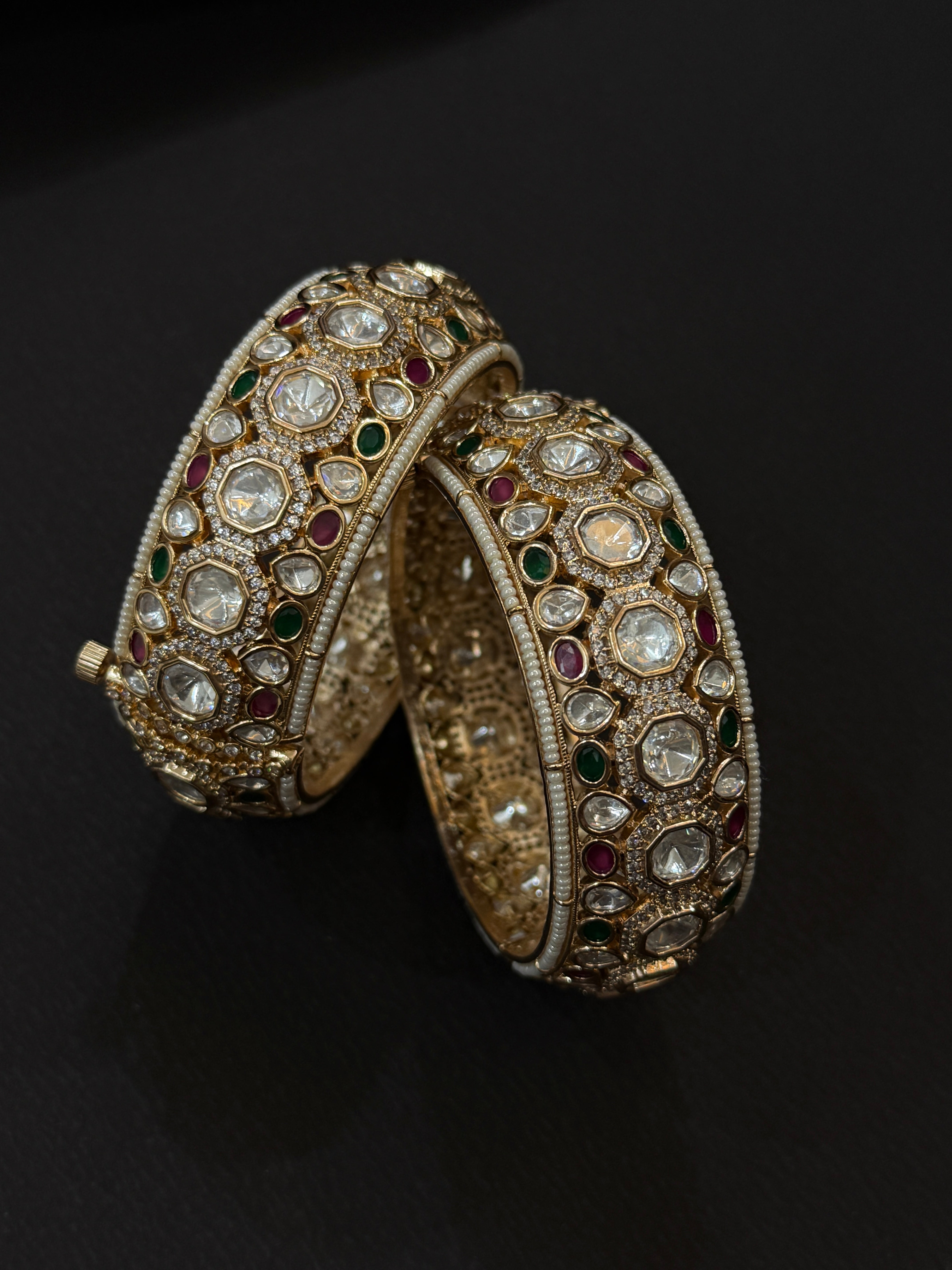 Royal Polki Kundan Bridal Bangles