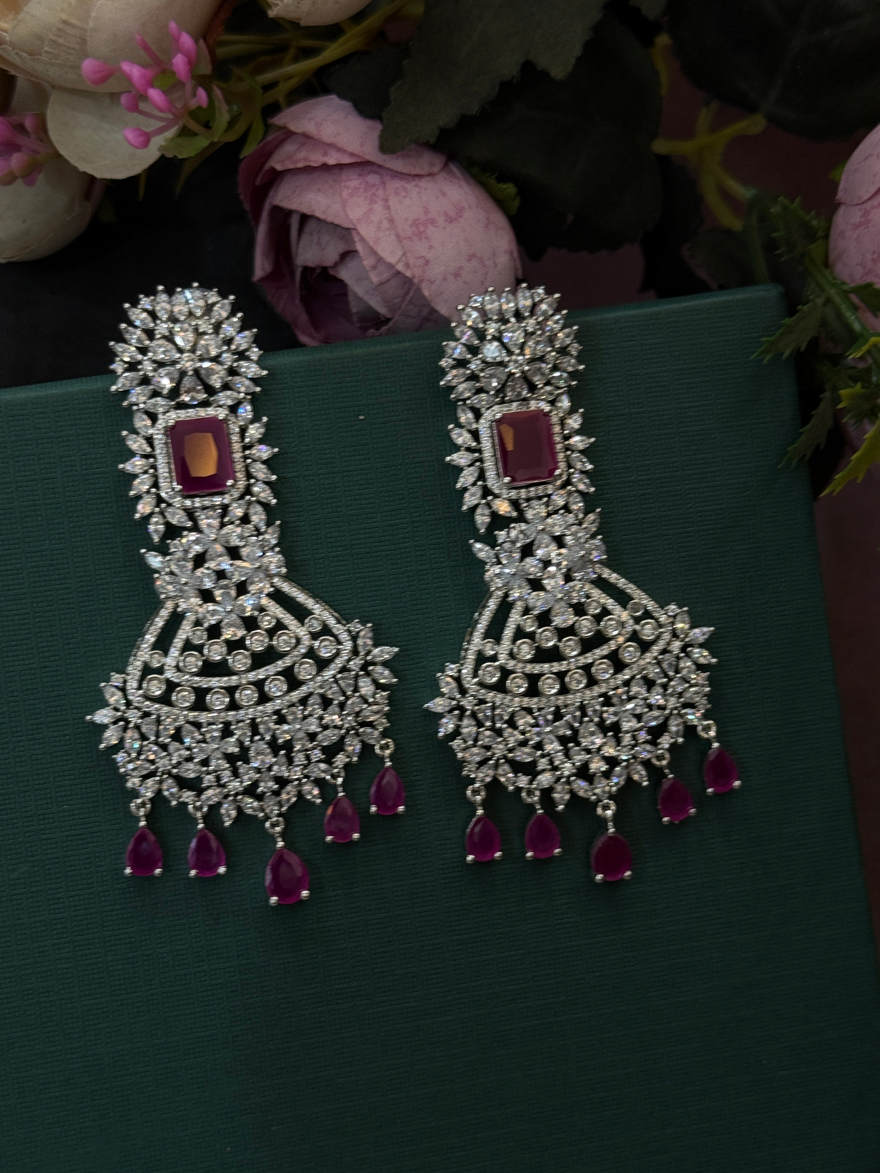 Elegant American Diamond Earrings