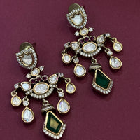 Royal Emerald Kundan AD Choker Necklace Set