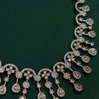 CZ Waterfall Elegance Necklace Set