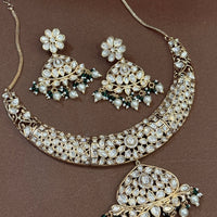 Royal Kundan Pearl Drop Necklace Set
