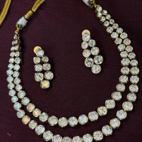 Majestic Double Layer Kundan Choker Set