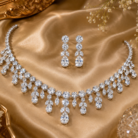 Princess Elegance Diamond Look Luxury Necklace Set