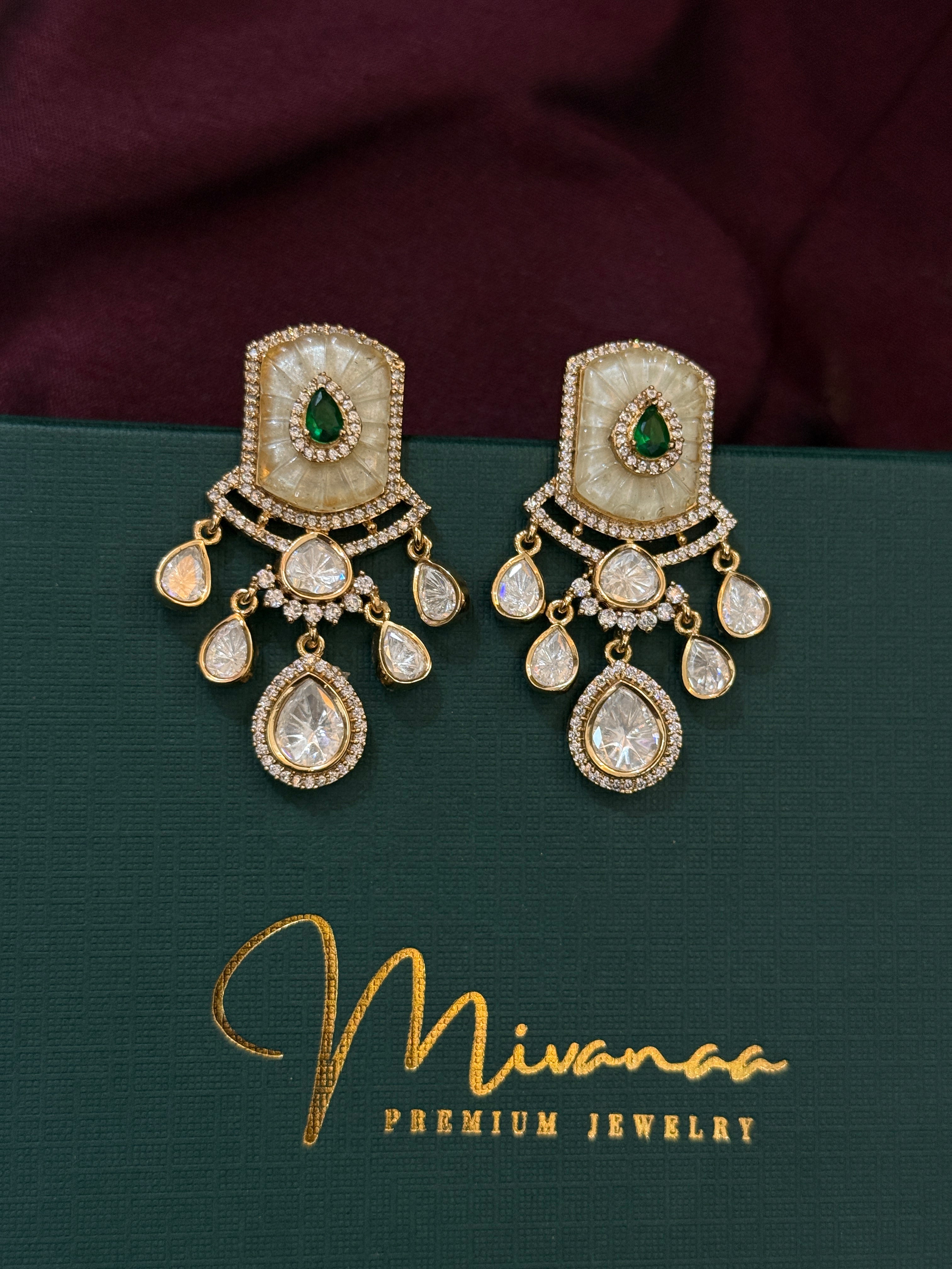 Empress – Polki Emerald Bridal Necklace