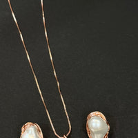 Antique Artisan Baroque Pearl Necklace