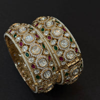 Royal Polki Kundan Bridal Bangles