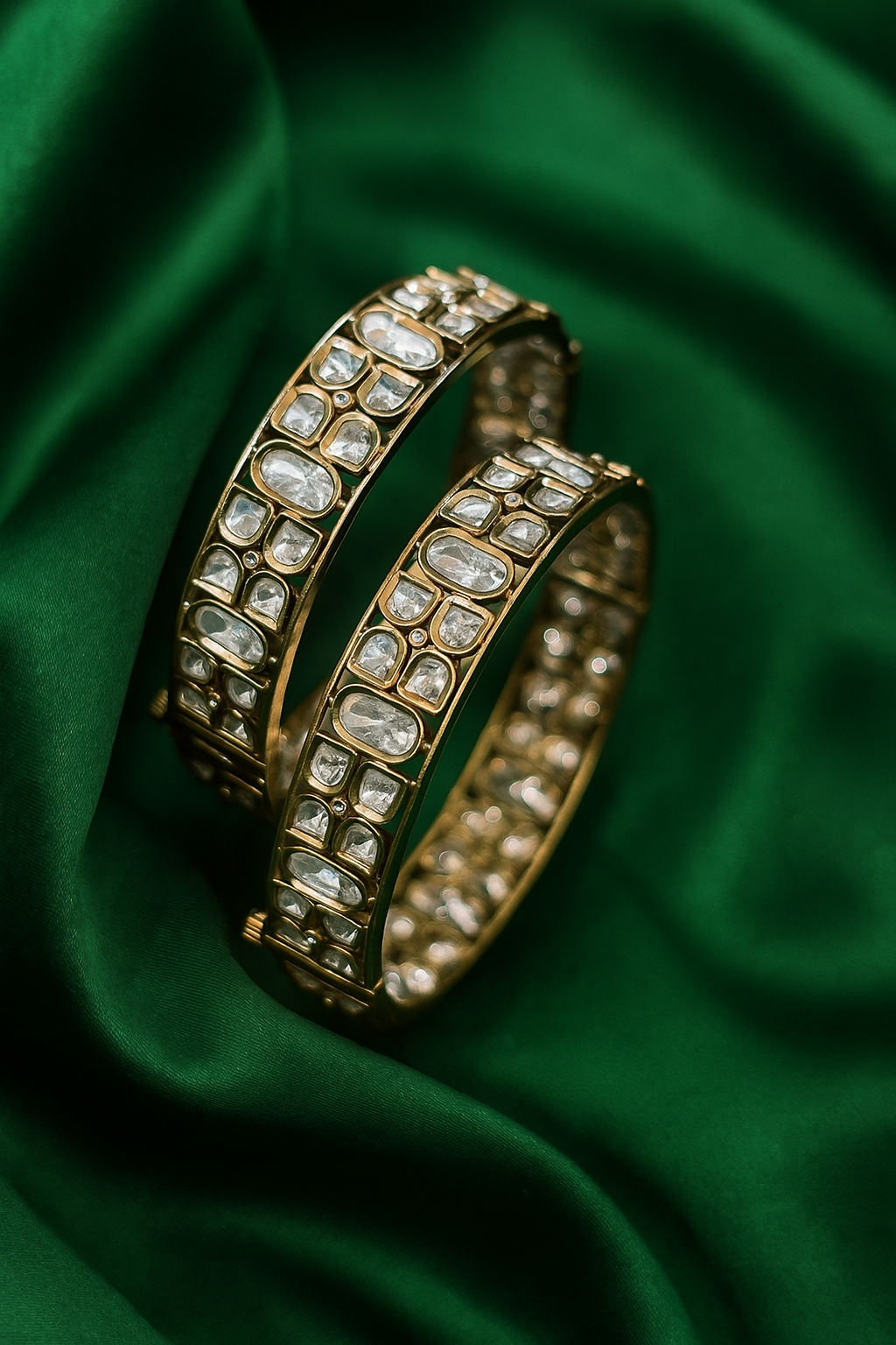 Royal Polki Kundan Bangles