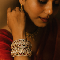 Royal Polki Kundan Bridal Bangles