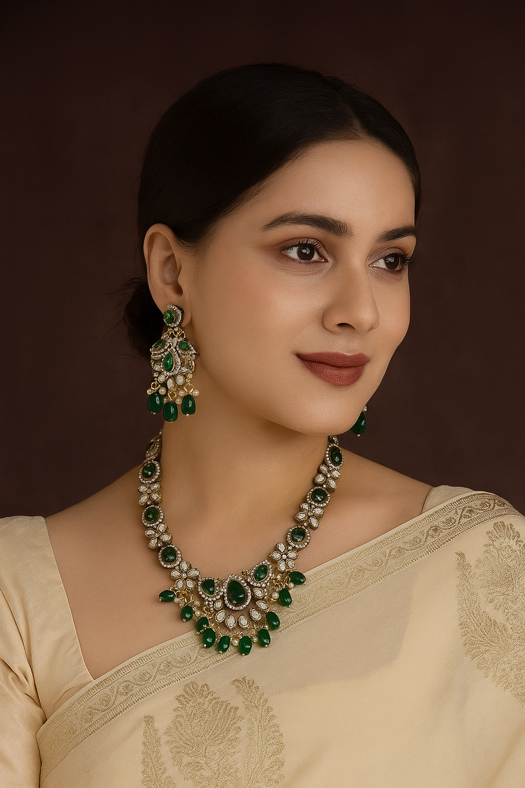 Victorian Kundan Mehandi polish