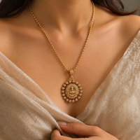 Traditional Goddess Temple Jewelry Necklace