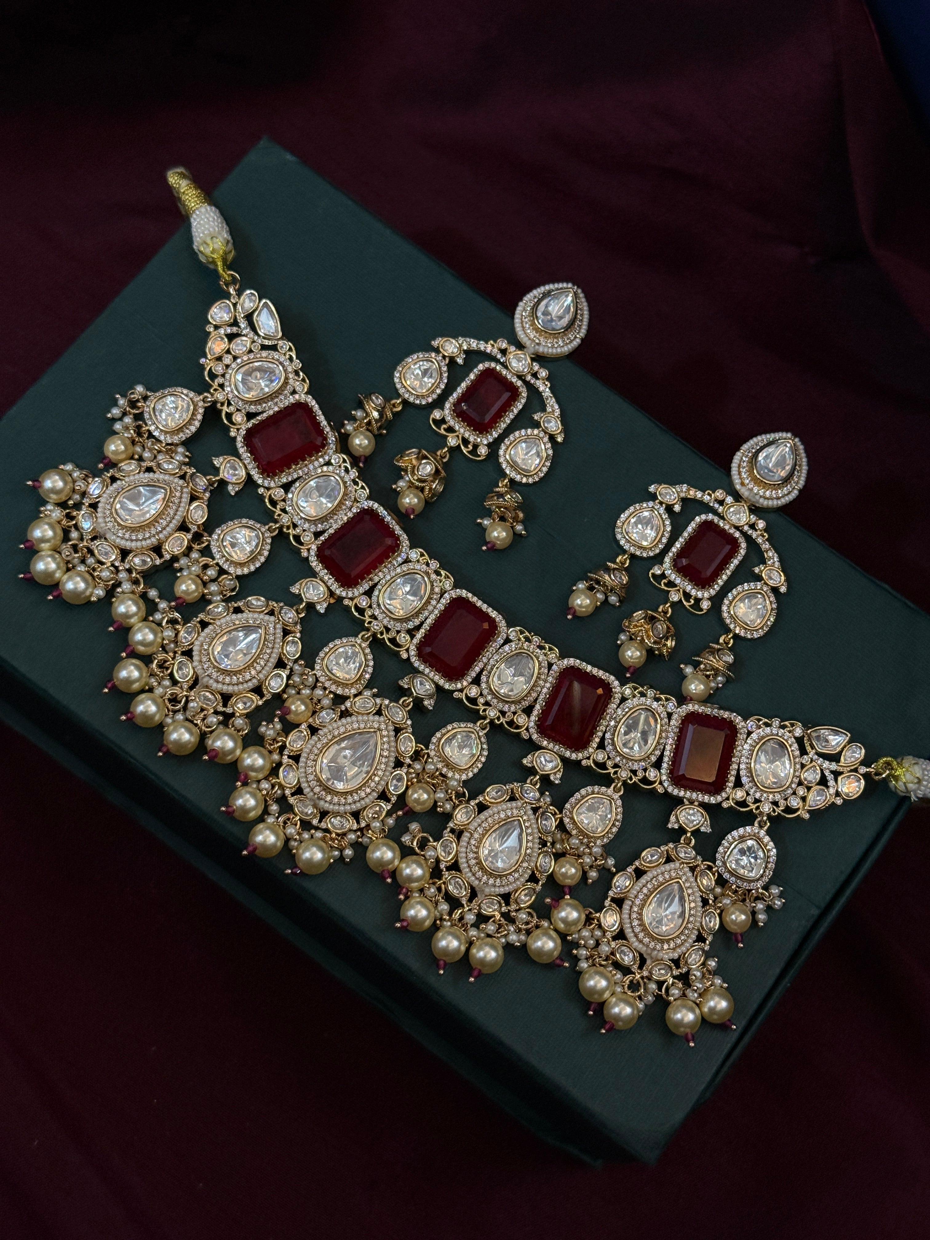 Regal Heritage Polki Kundan Bridal Set