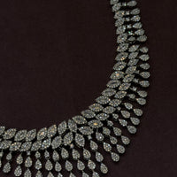 Radiant Crystal Luxury Necklace Set with Drop Earrings