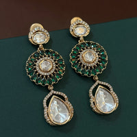 Emerald Glow Polki Kundan Necklace Set