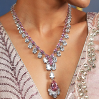 Rose Lumière Austrian Crystal Necklace Set