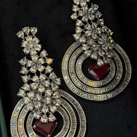 Luxury Thirsted Color Zirconia Stone Designer Earrings