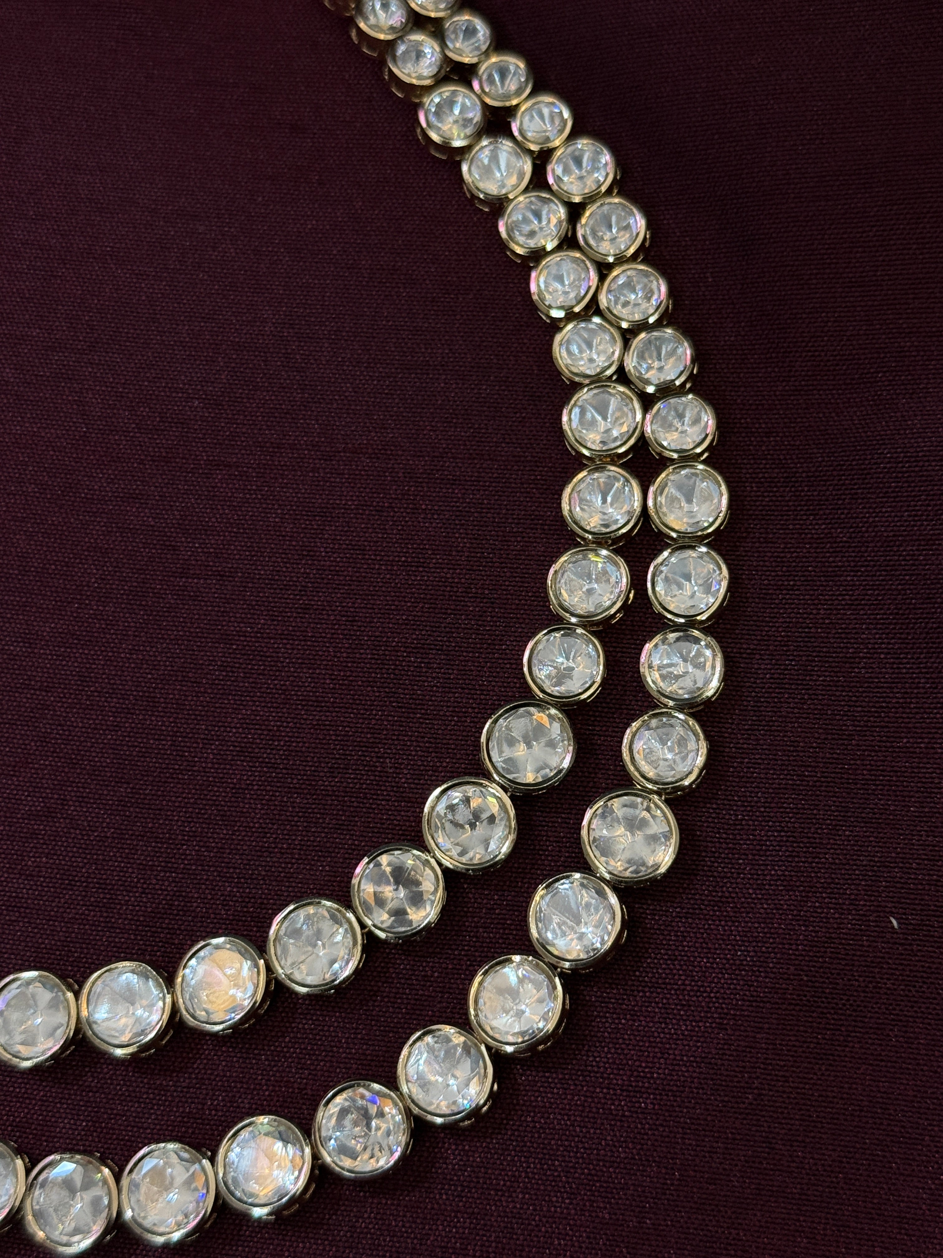 Majestic Double Layer Kundan Choker Set