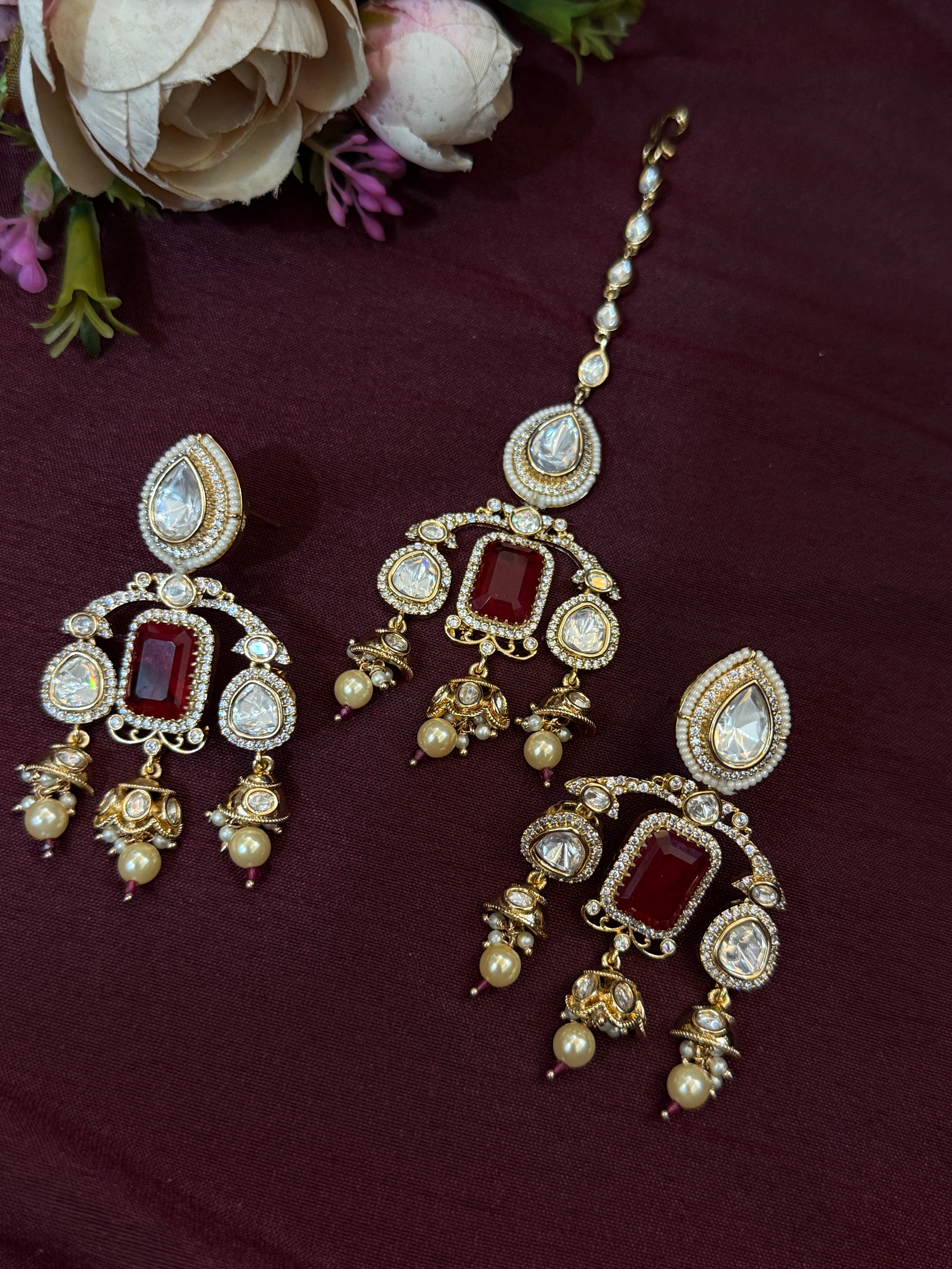 Regal Heritage Polki Kundan Bridal Set