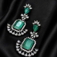 Mint Royale CZ & Doublet Stone Partywear Necklace Set