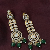 Luxury Real Polki Kundan Bridal Necklace Set with Earrings