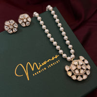 Royal Pearl Mossanite Kundan Set