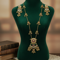 Maharani Traditional Gold Plated Necklace Set