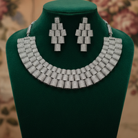 Luxury Silver American Diamond Statement