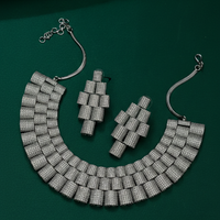 Luxury Silver American Diamond Statement